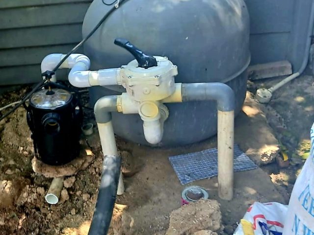 Pool Pipe Line Installation